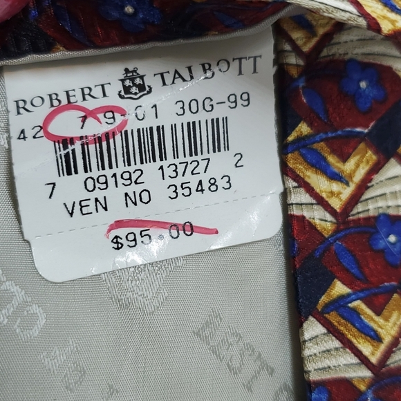 NWT Robert Talbott Silk Beat Of Class Italy Nordstrom Tie (original retail $95.) - Picture 2 of 5